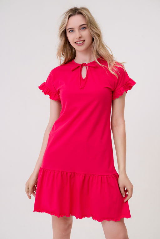 Платье женское из кулирки Чейси 2 малиновый