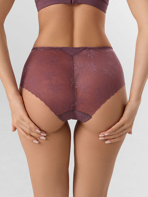 Цена за 2 штуки! Трусы женские макси фиолетовые кружевные - Mark formelle фото 4