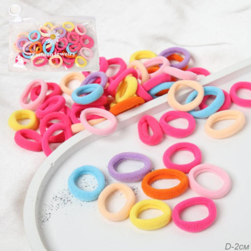 Резинка для волос набор 50 штук / N3033-10 /уп 1/ - ГалеонТрейд фото 4