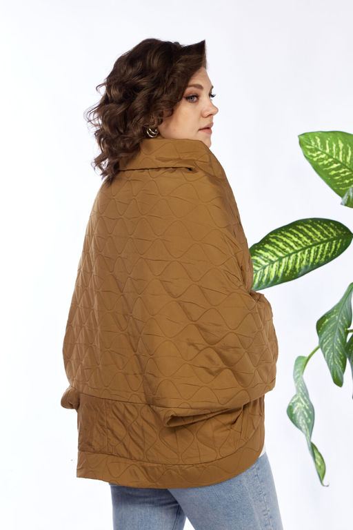 Куртка Anastasia 1147 коньячный фото 6