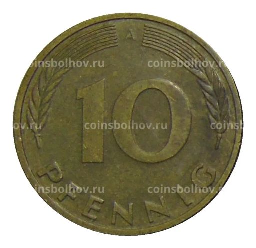 Монета 10 пфеннигов 1993 года A Германия