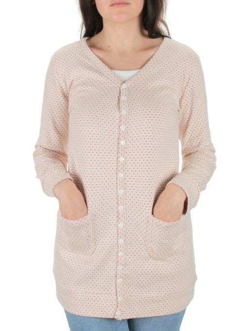 TA013 PINK Кардиган женский (100% хлопок)