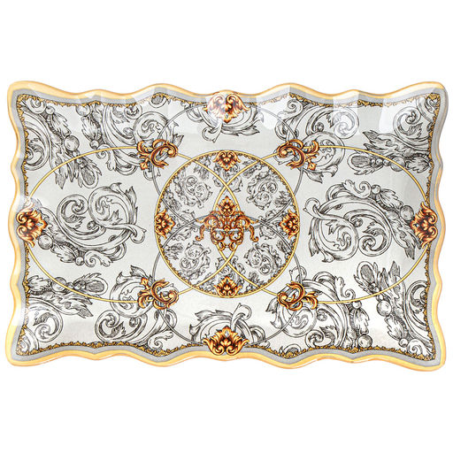 БЛЮДО ДЛЯ СЕРВИРОВКИ КОЛЛЕКЦИЯ MONOGRAM 25*16*2 СМ - Lefard фото 2