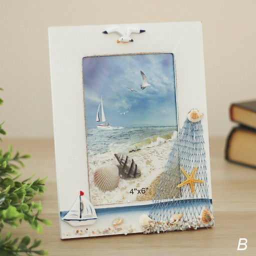 Фоторамка 15х20 см Морская / F2011D F2099BC /уп 96/ - Галеонтрейд фото 3