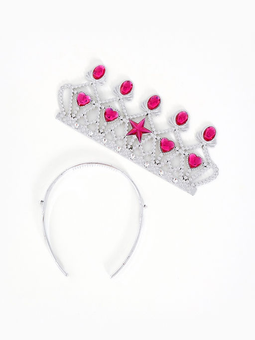 Цена за 2 шт. Корона ободок для девочки, цвета МИКС