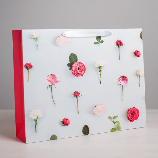 Цена за 2 шт. Пакет подарочный ламинированный, упаковка, Ты прекрасна, ML 23 х 27 х 11.5 см