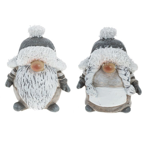 Фигурка декоративная "Гном", L8 W6 H9 см, 2в.