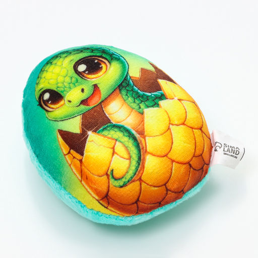 Магнит мягкий «Змея в яйце», 9 см