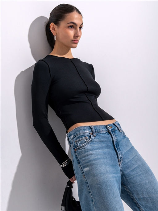 лонгслив 1ЖДЛД4504200 - Апрель фото 3