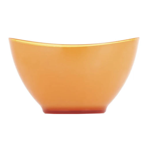 9471 GIPFEL Салатница LUMINO круглая 23х13 см с двойными стенками. Материал: пластик. Цвет: оранжевый  фото 6