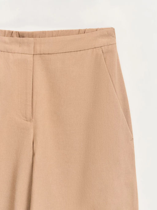 Шорты из вискозы и хлопка с отворотами ZR2605012116-63 / Zarina