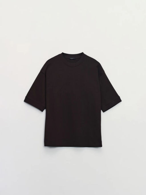 Футболка relax fit из хлопка интерлок / Zarina