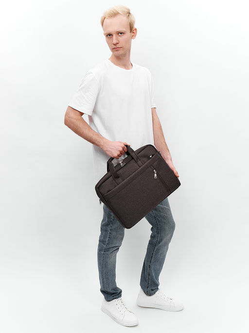 LACCOMA сумка НБ916-коричневый полиэстр  фото 2