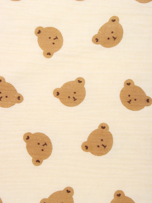 Плед «Этель. Медвежонок», 100×100 см, муслин двухслойный