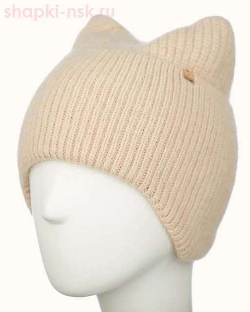 40024 1A KHW Малунг Шапка с ушками женская (56-58)