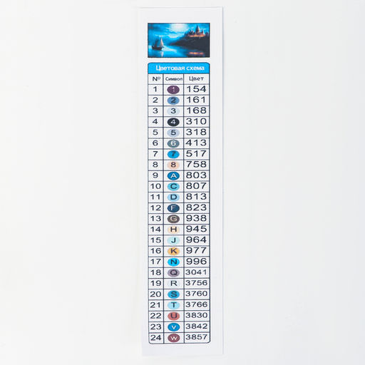 Алмазная вышивка полное заполнение «Сказочный замок», на раме, 40×50 см