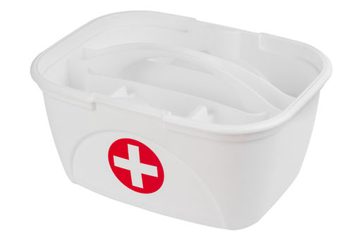 Контейнер 32*25*18,5 см Аптечка с крышкой с 2-мя защелками +вкладыш (бело-красн)(650) - Elan gallery фото 12