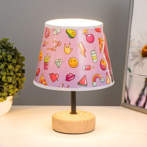 Настольная лампа с абажуром RISALUX Девушка, Е14, 15 Вт, 20?20?27 см  фото 2