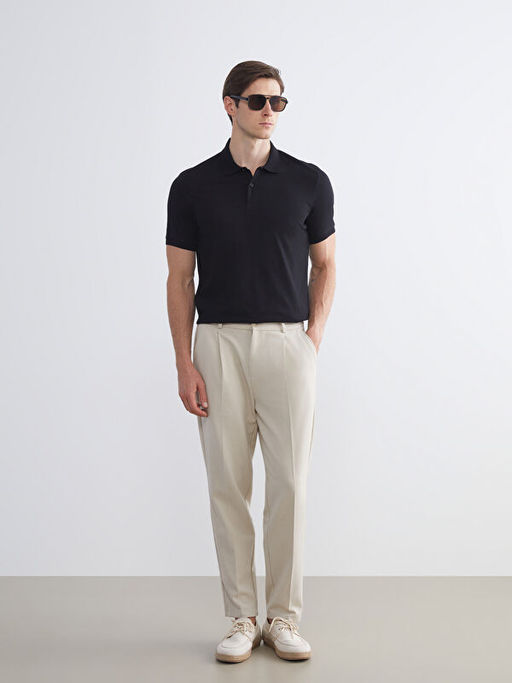 Polo Yaka Penye Erkek Ti??rt