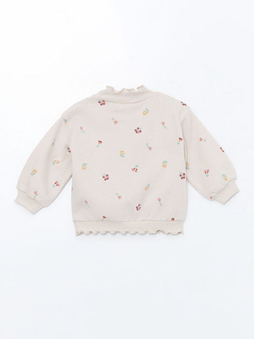 ?i?ekli K?z ?ocuk Sweatshirt ve E?ofman Alt 2li - Waikiki фото 3