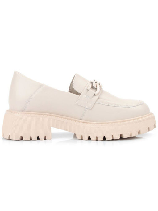 03-5926-2 BEIGE Лоферы женские (натуральная кожа) - Фабричный китай фото 11