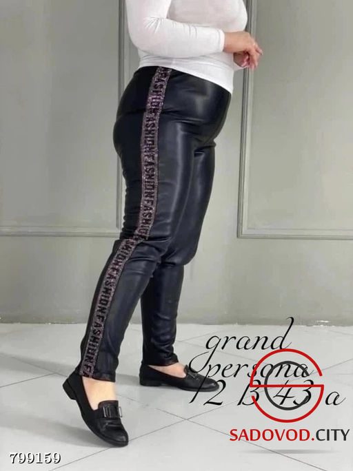 Лосины женские со вставкой сбоку - Bruno фото 2