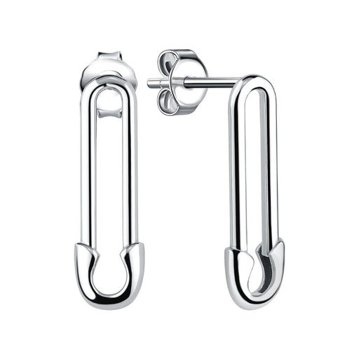Серьги из серебра без вставки, Л-11933