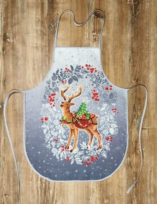 Фартук Полярная звезда рогожка хлопок 100% - Лен поволжья фото 2