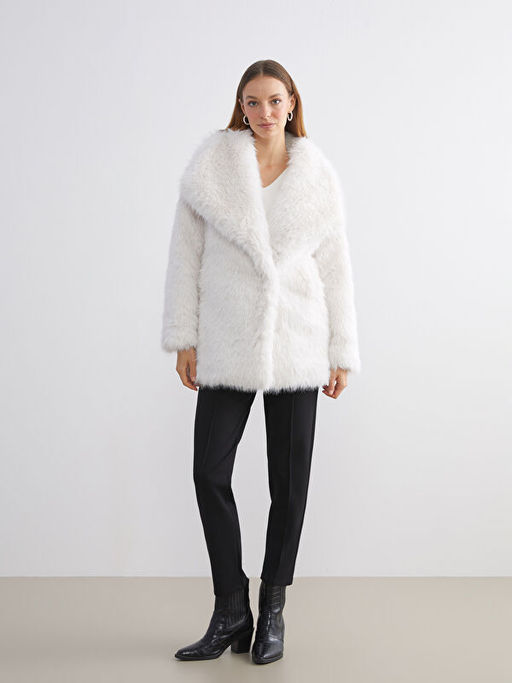 Ceket Yaka Oversize Kad?n K?rk Mont