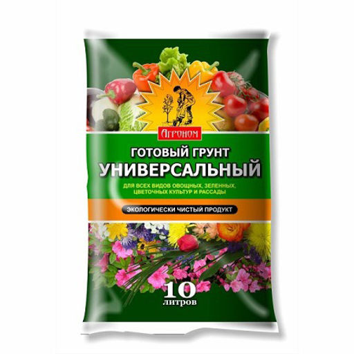 Цена за 2 шт. Грунт САМ СЕБЕ АГРОНОМ универсальный 10 л (240) - Борресурсы фото 2