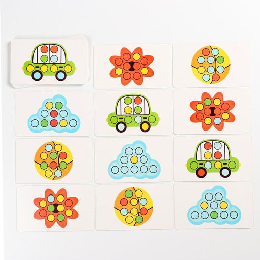 Развивающая игра по методике Сегена Мозаика для зайки - Лас играс фото 5