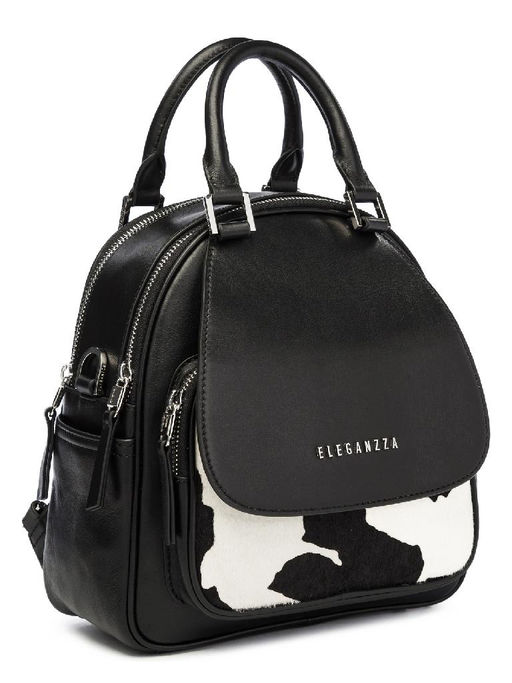 Сумка ELEGANZZA Z9354-8725 black/white фото 3