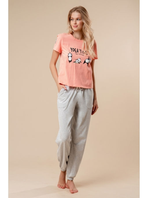 Домашняя пижама женская Индефини (Арт.3210TBC) - Indefini фото 3