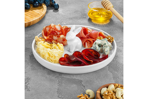 Блюдо с бортиком Кролик 22*22*7,4 см - Elan gallery фото 15