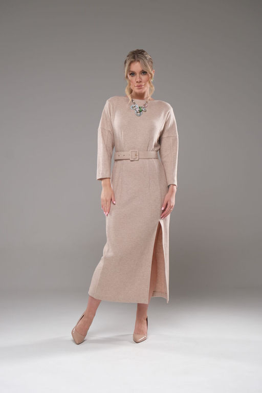 Платье Galean Style 948 бежевый фото 5