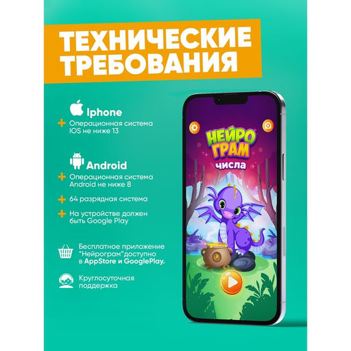Нейрограм обучающая интерактивная игра «Тренируем счёт»