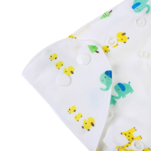 Многоразовый подгузник с вкладышем Жирафы - Крошка я фото 13