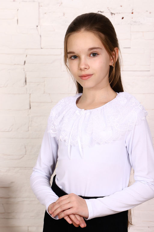 Флора блузка детская дл. рукав