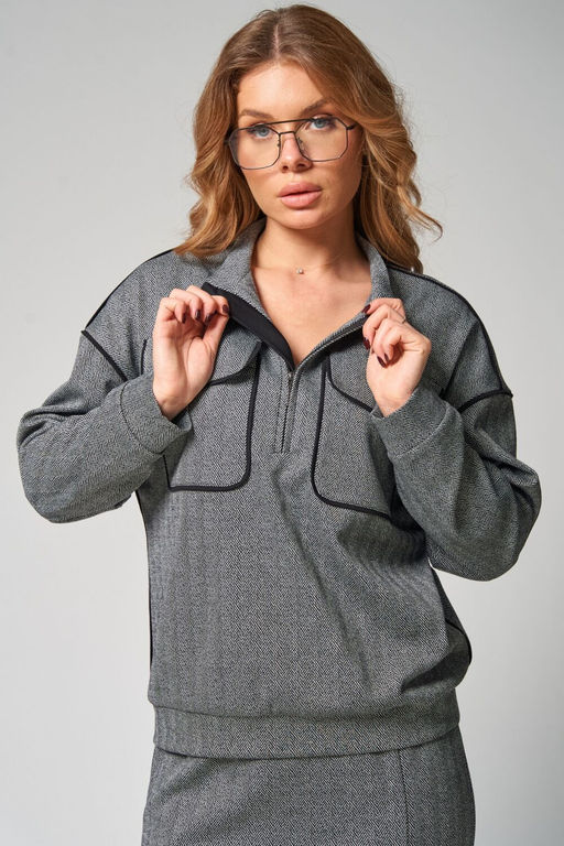 Костюм LAIKONY 373 серый  фото 8