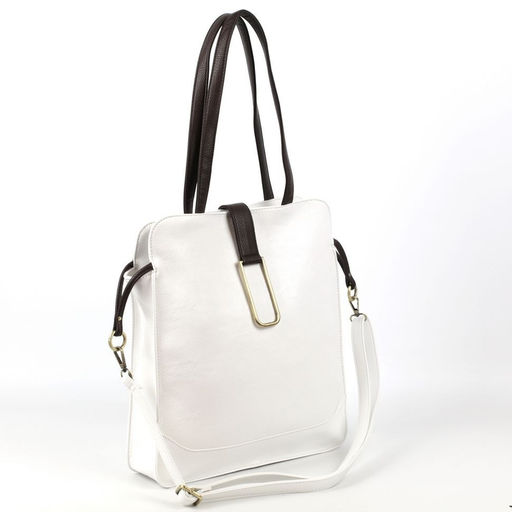 Женская сумка шоппер из эко кожи с косметичкой 0075-3 - Cidirro фото 2