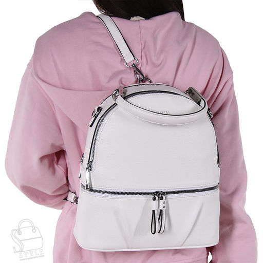 Рюкзак женский 69135 white Velina Fabbiano-Safenta  в Новосибирске