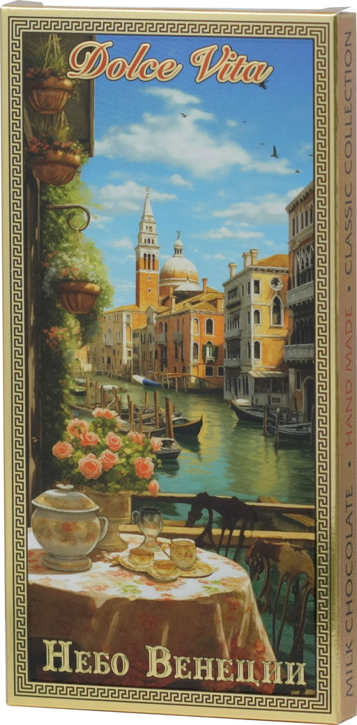 Dolche Vita. Шоколад Небо Венеции 100 гр. карт.упаковка