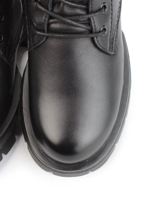 04-A917-1M BLACK Ботинки зимние женские (натуральная кожа, натуральная шерсть) - Фабричный китай фото 7
