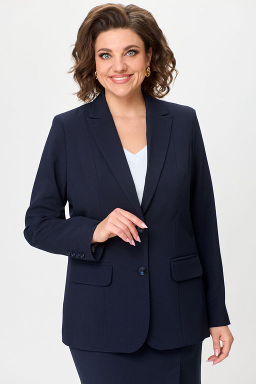 Костюм БелЭльСтиль 205/603 синий однотон фото 8