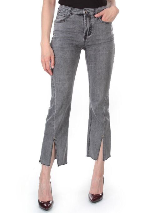 2352 DARK GRAY Джинсы женские AMG JEANS (95% хлопок, 5% эластан)
