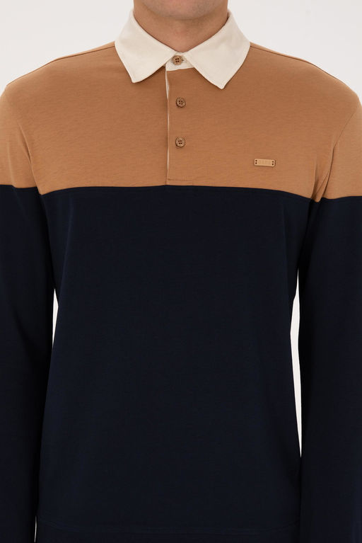 Erkek Camel Sweatshirt