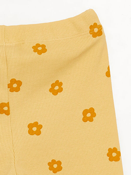 Beli Lastikli Desenli Pamuklu K?z Bebek Tayt - Waikiki фото 2