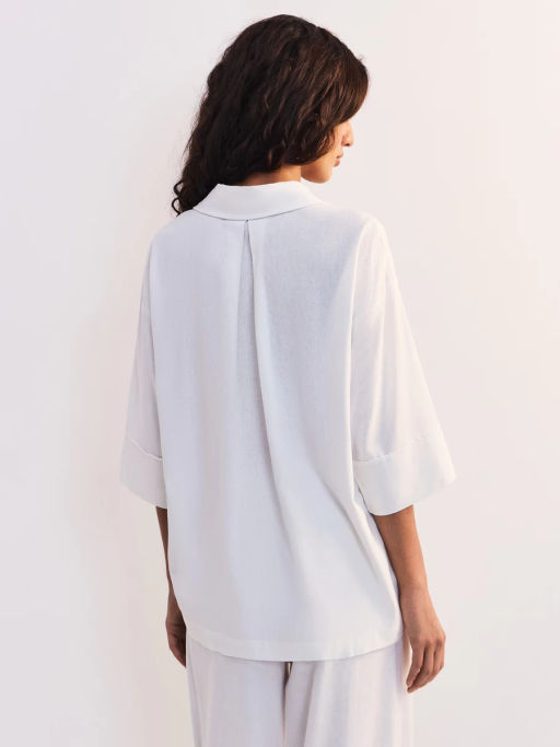 Льняная блуза свободного кроя ZR2605012001-2 / Zarina