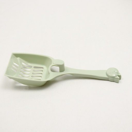 Туалет закрытый с совком, 47 х 40 х 39 см, бело-зеленый - Пижон фото 8