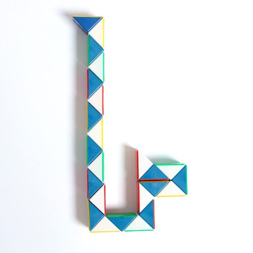 Цена за 2 шт. Головоломка «Змейка цветная»